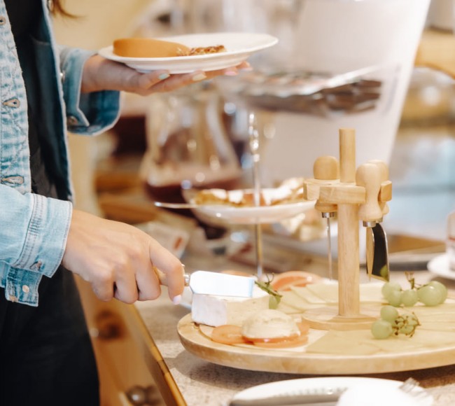 Frische und regionale Produkte beim Frühstück im Hotel Garni Tannenhof