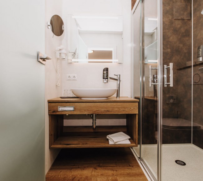 Moderne Bäder im 3 Sterne Hotel Garni Tannenhof