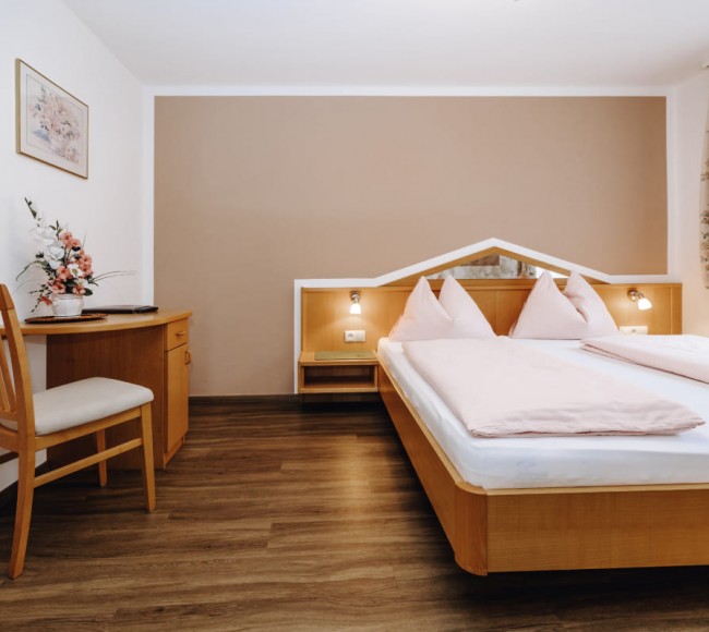 Schlafzimmer im Hotel Garni Tannenhof