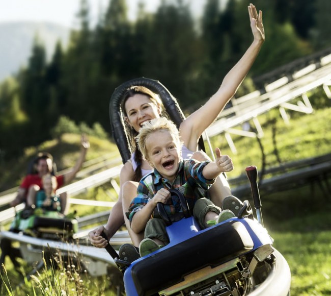Sommerrodelbahn - Lucky Flitzer in Flachau © Flachau Tourismus