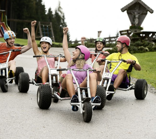 Mountainkart fahren vom Sattelbauer © Flachau Tourismus