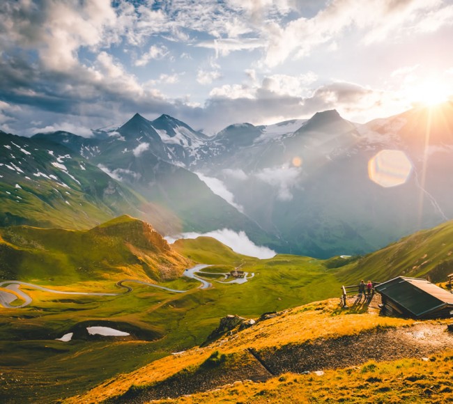 Großglockner Hochalpenstraße - beliebte Motorradstrecke in Österreich