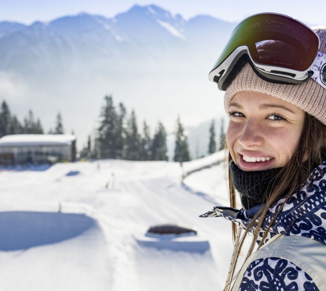 Snowboarden am Shuttleberg Absolut Park © Flachau Tourismus