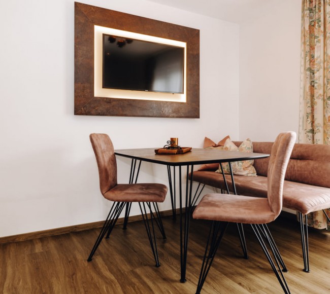 Gemütliches Beisammensein im Hotel Garni Tannenhof im Appartementurlaub