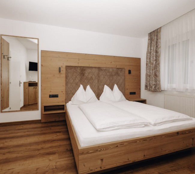 Geräumige Doppelzimmer im Hotel Garni Tannenhof